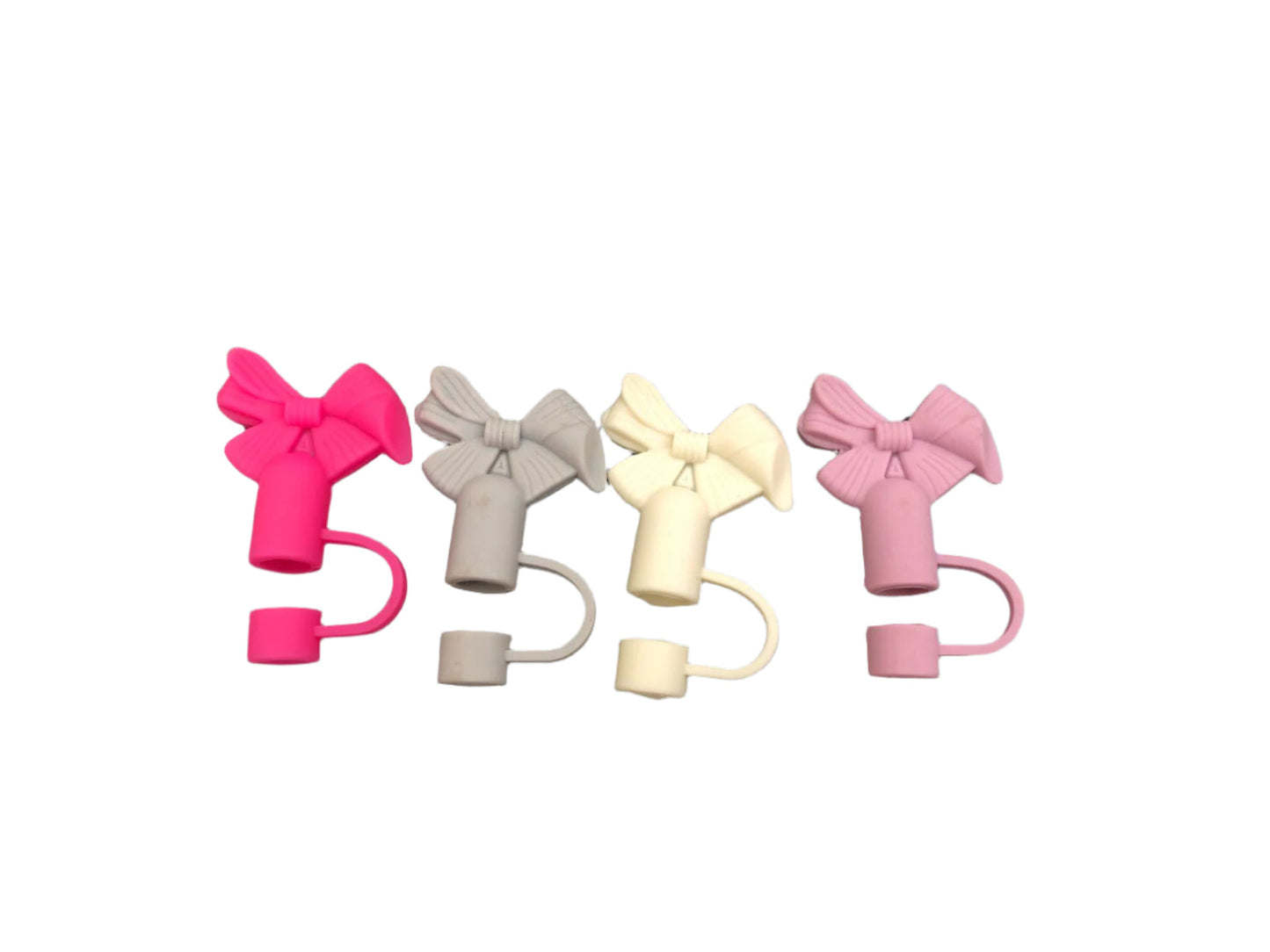 Coquette Bow Shape Silicon Straw Stopper