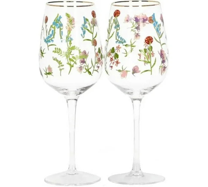 Danny Home Flower Wine Glass 2Pcs