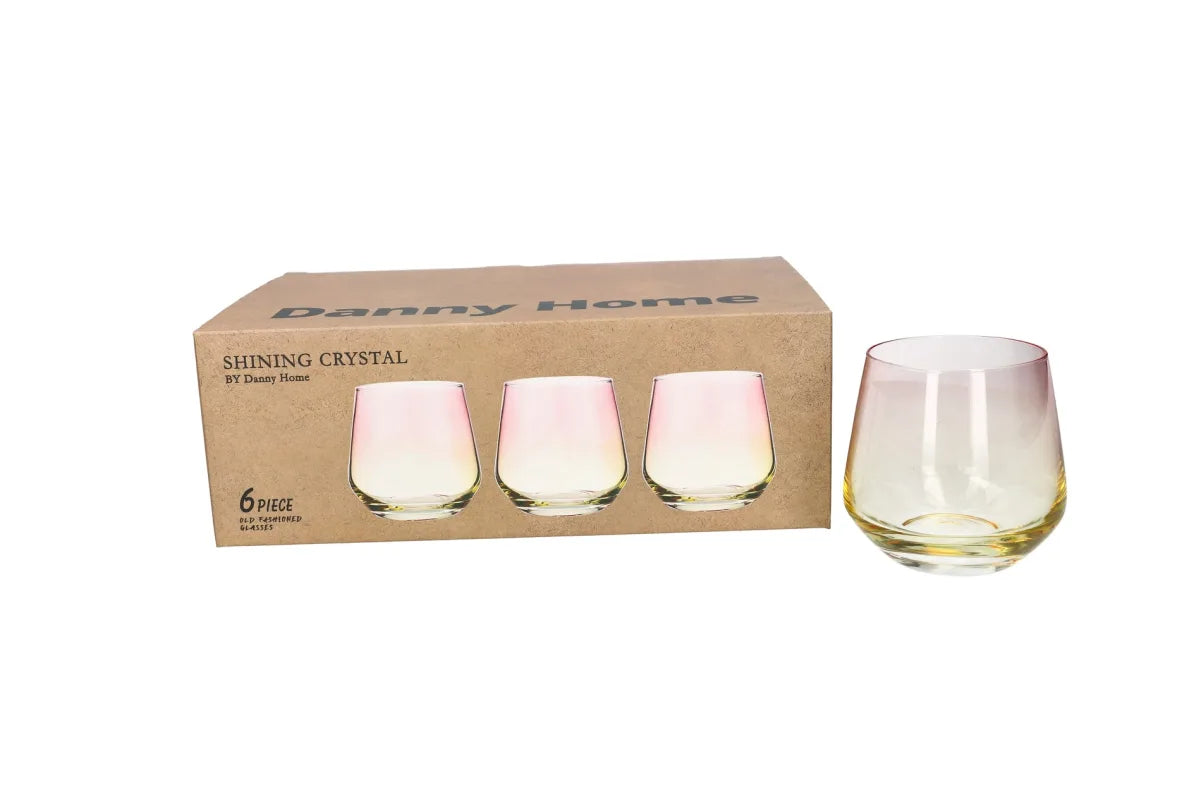 Danny Home Shining Crystal Glass 6Pcs (360ml)