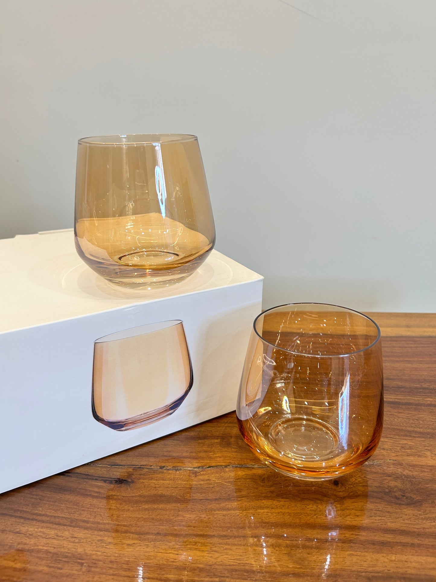 Danny Home Orange Bar Glass 6Pcs (360ml)