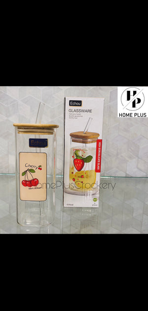 Square Glass Sipper