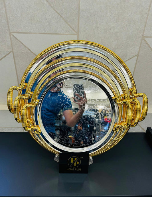 Steel Tray 3-Pcs Set