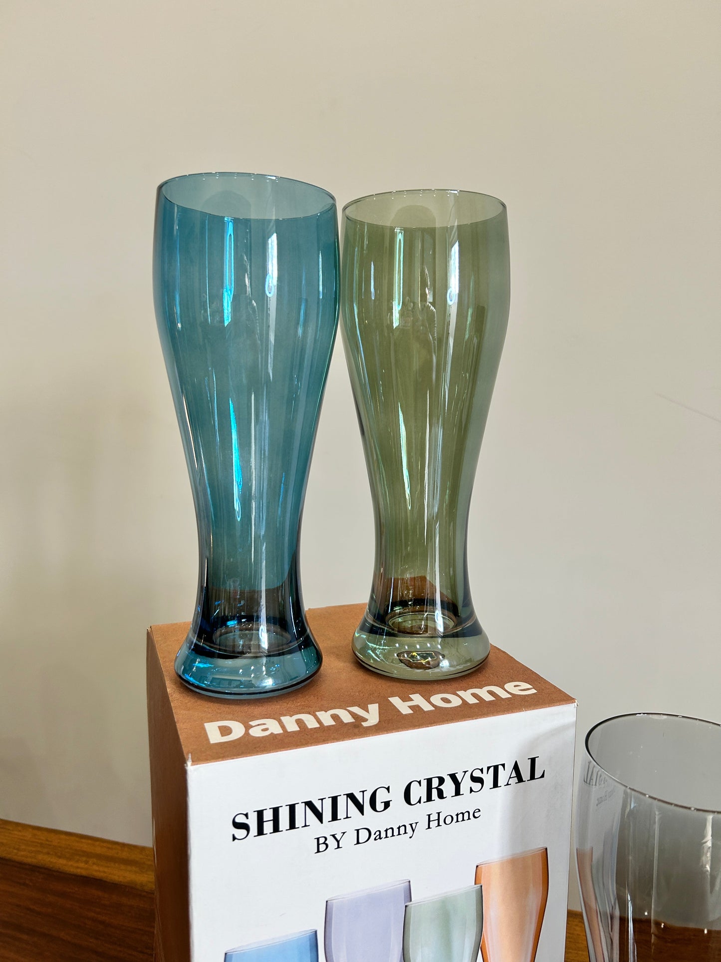 Danny Home Multicolour Tumbler Glass 4Pcs (430ml)