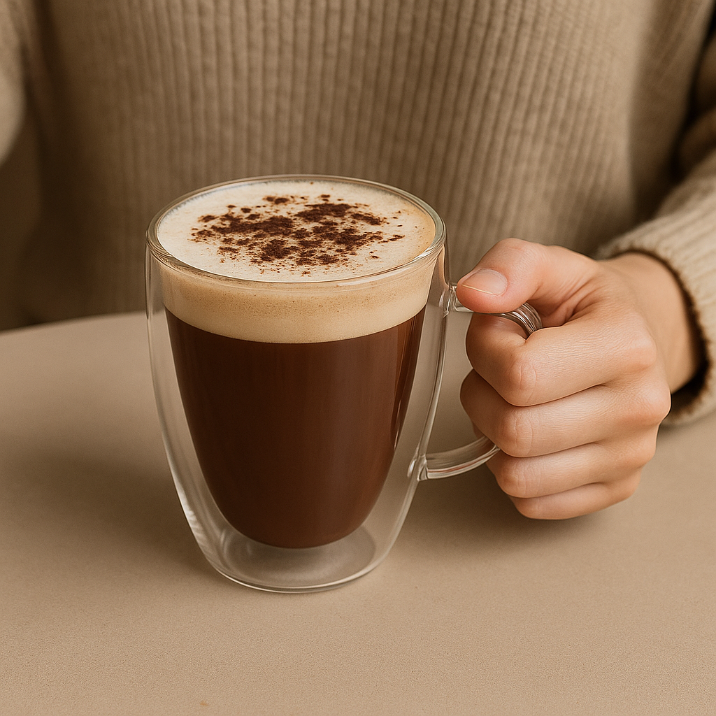 Double Wall Glass Cup – 2 Pcs (80ml)