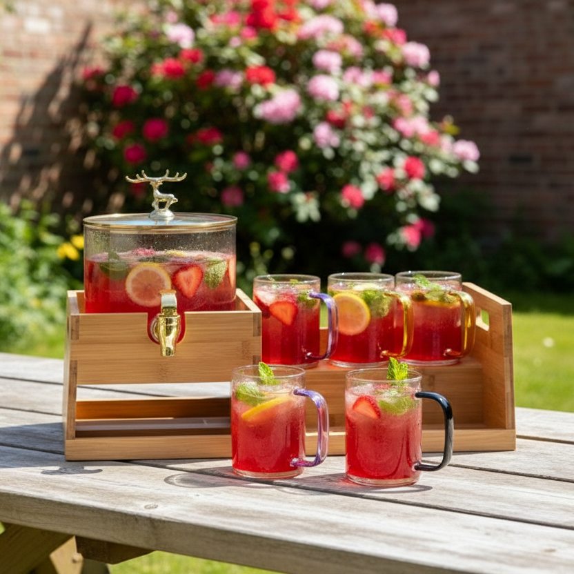 The Refresh Hub - Dispesner & Glasses Set (1150)