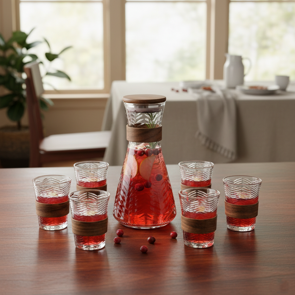 PrismWave Pitcher & Glasses Set (1162)