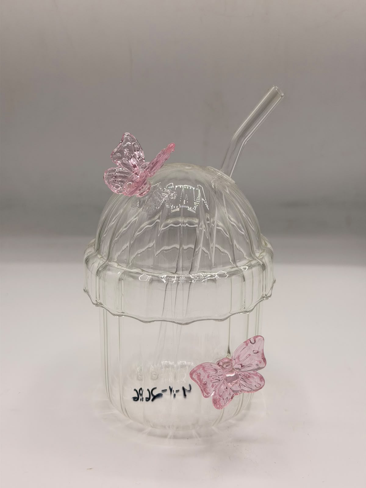 Butterfly Sipper Glass – Elegant Drinking Glass