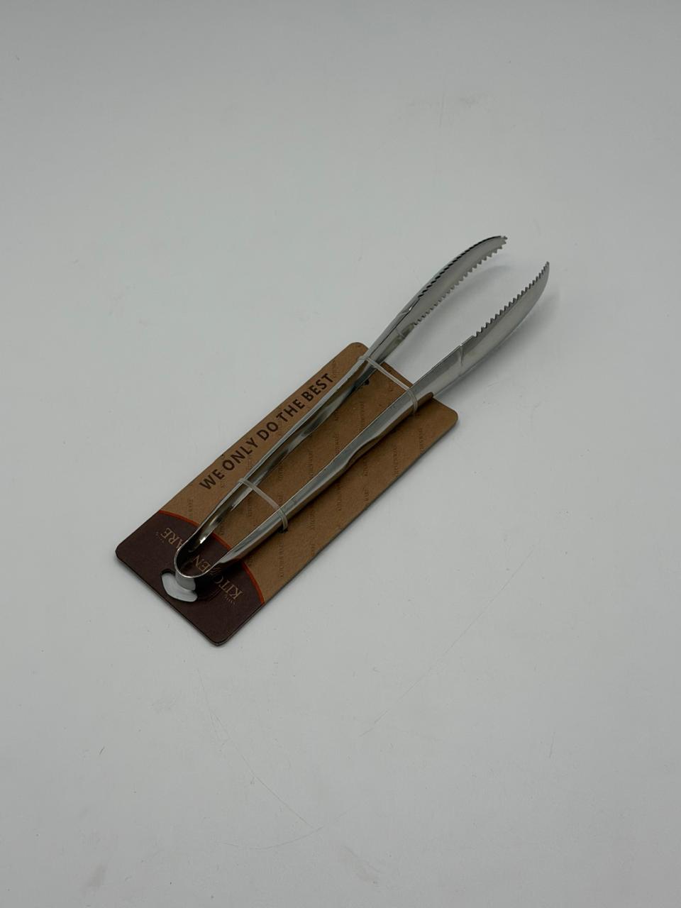 Premium Stainless Steel Kitchen Tongs | Heavy-Duty Serrated Serving & Cooking Tongs