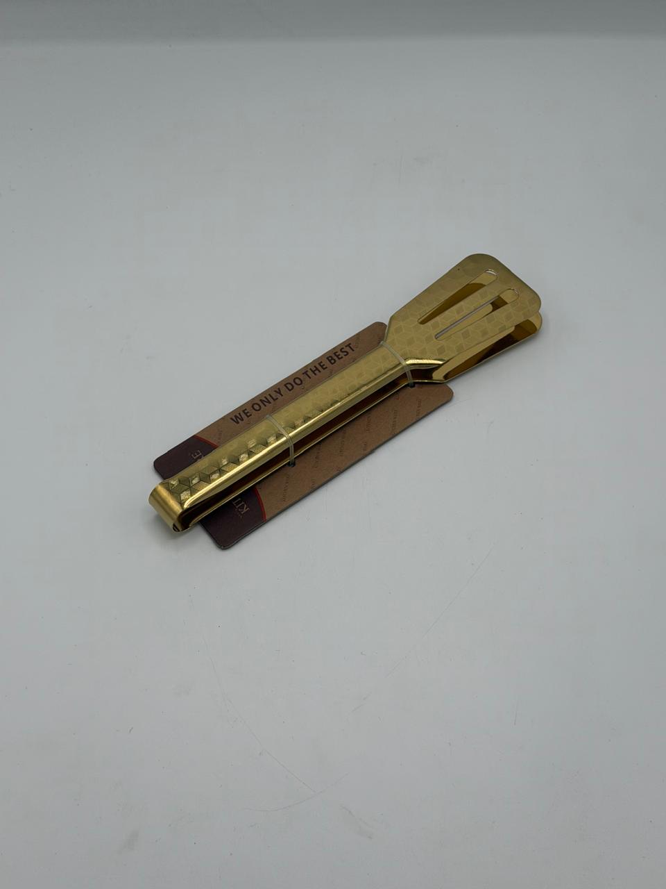 Premium Gold Stainless Steel Slotted Turner | Elegant Heavy-Duty Frying Spatula