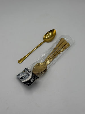 Gold Stainless Steel Spoon Set