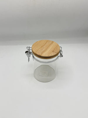 Airtight Glass Container - Bamboo Lid with Clip Lock