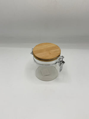 Airtight Glass Container - Bamboo Lid with Clip Lock