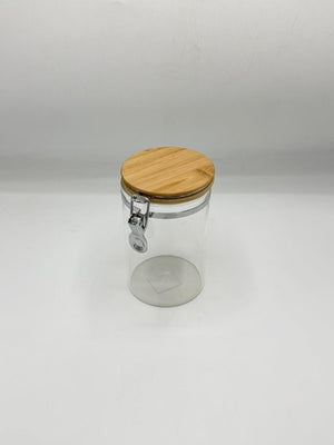 Airtight Glass Container - Bamboo Lid with Clip Lock