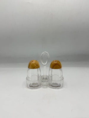Dome-Top Glass Salt & Pepper Shaker Set