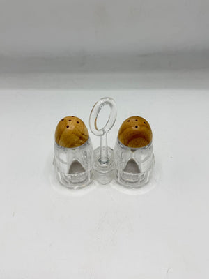 Dome-Top Glass Salt & Pepper Shaker Set