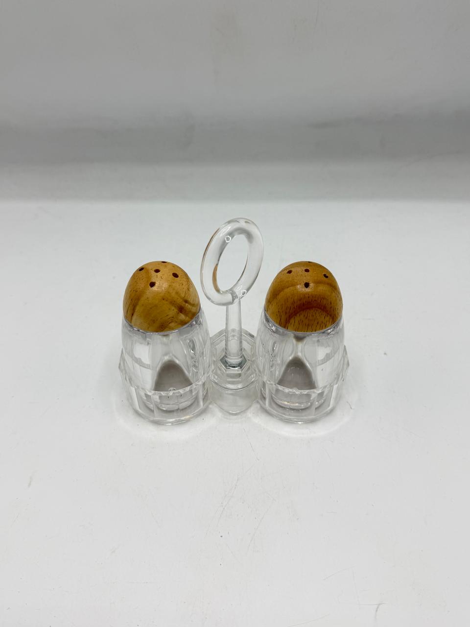 Dome-Top Glass Salt & Pepper Shaker Set