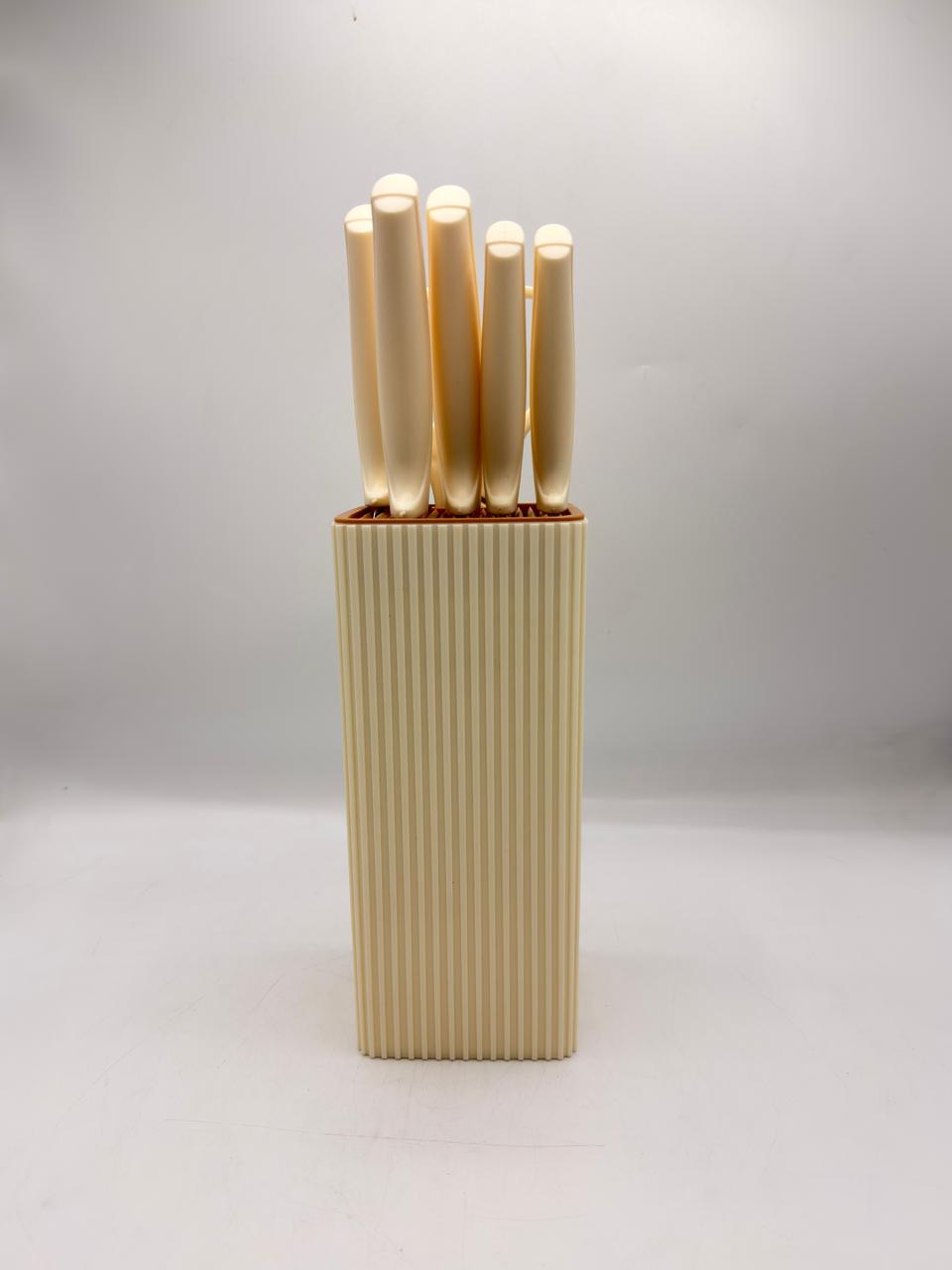 6-Piece Knife Set with Block Stand