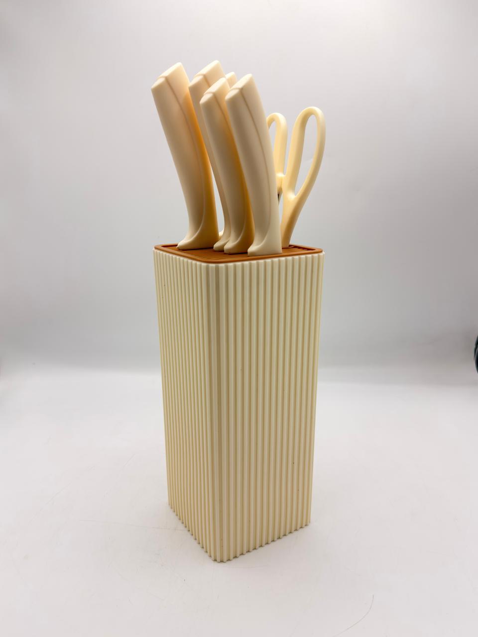 6-Piece Knife Set with Block Stand