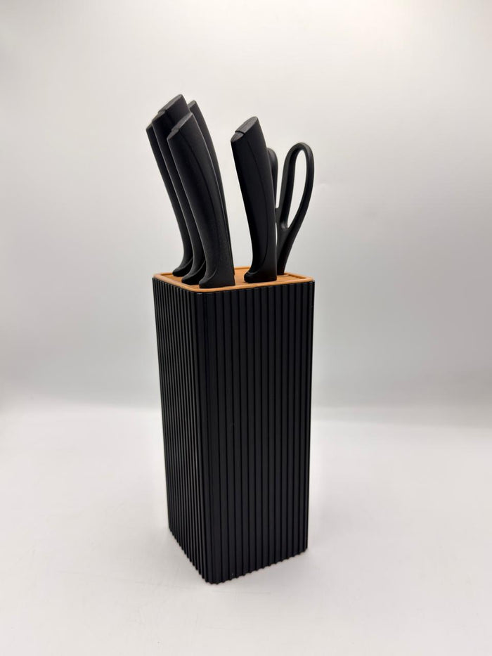 6-Piece Knife Set with Block Stand