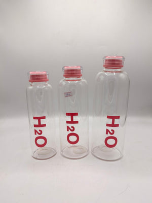 H2O Glass Water Bottle