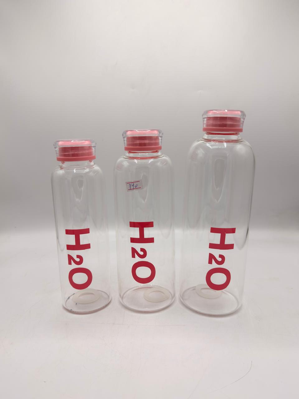 H2O Glass Water Bottle