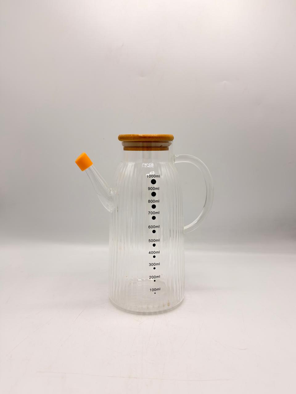 Ribbed Glass Oil Dispenser