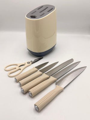 7-Piece Knife Set with Block