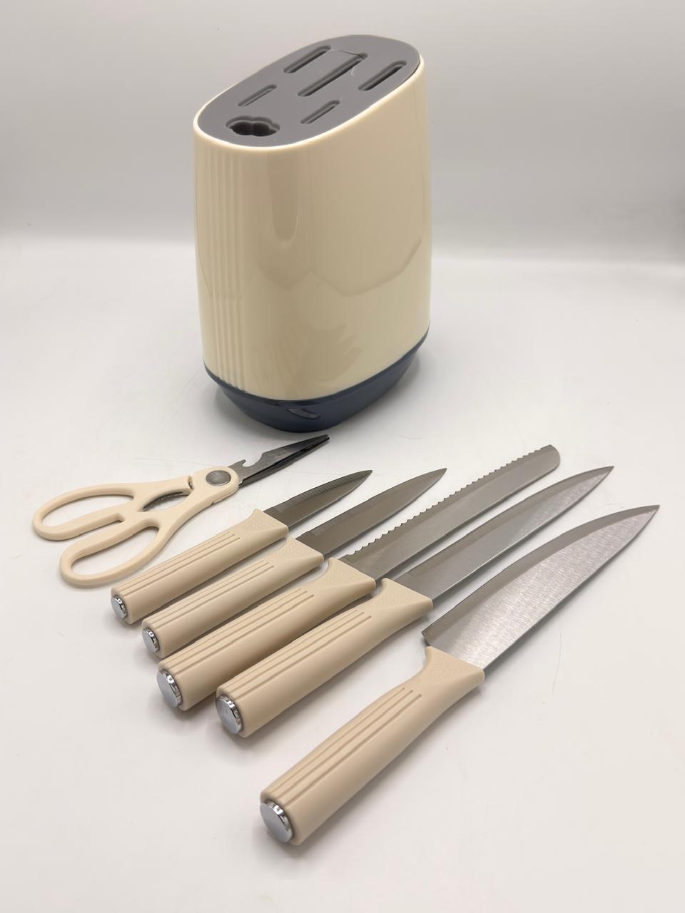 7-Piece Knife Set with Block