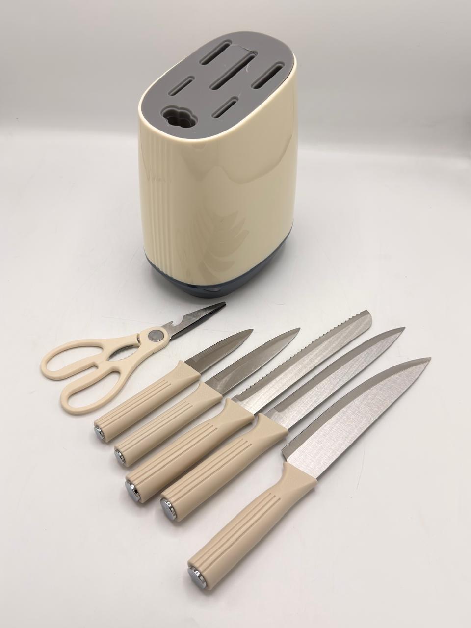 7-Piece Knife Set with Block