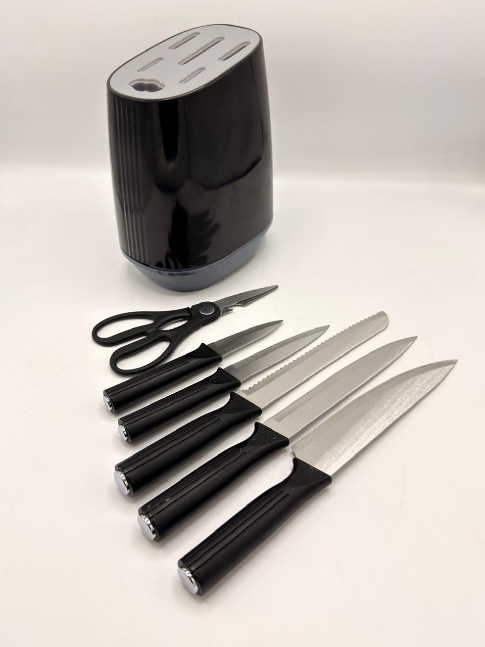 7-Piece Knife Set with Block