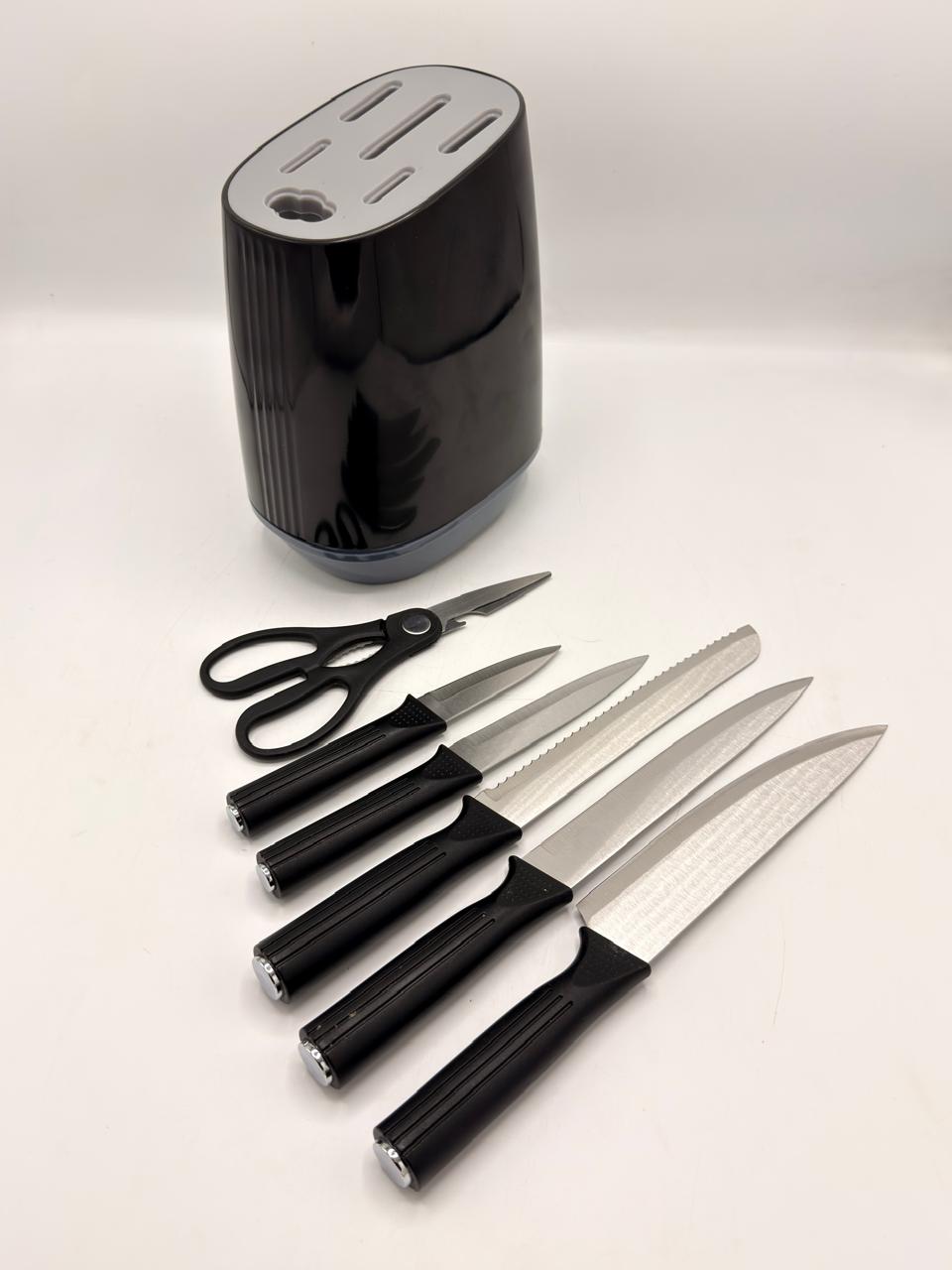 7-Piece Knife Set with Block