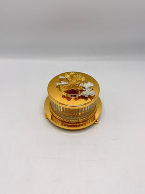 Ginkgo Butterfly Gold Trinket Box