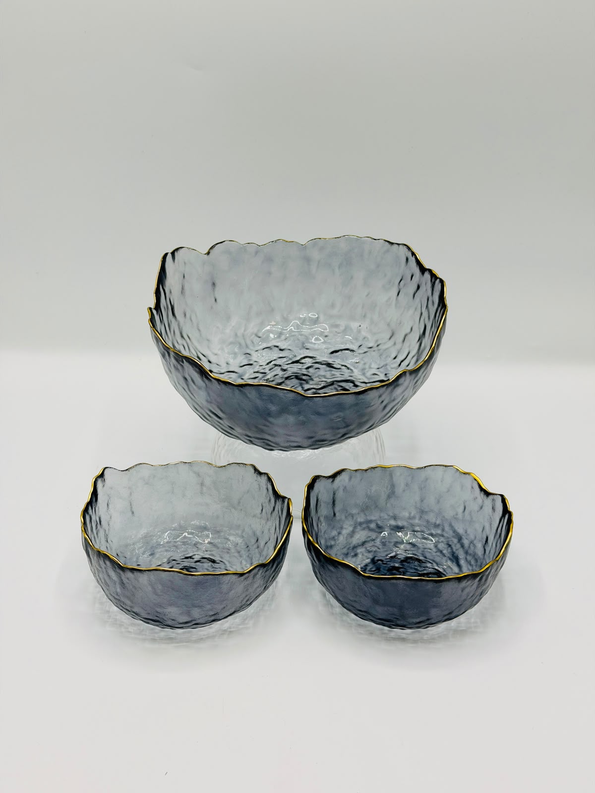 Royal Hammered Glass 7-Piece Bowl Set