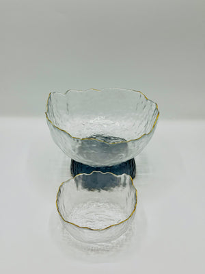 Royal Hammered Glass 7-Piece Bowl Set