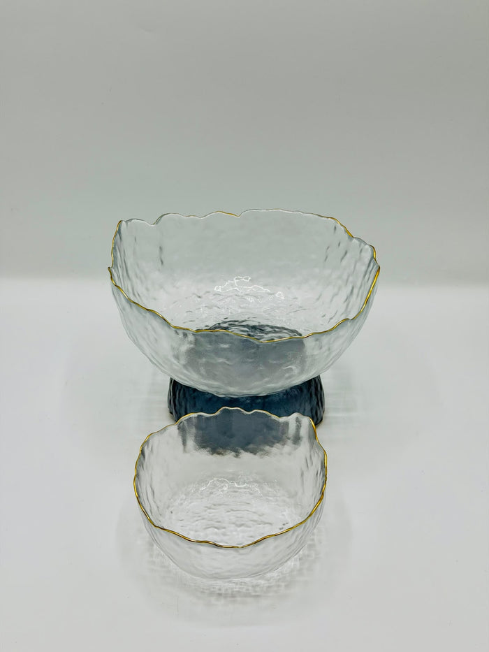 Royal Hammered Glass 7-Piece Bowl Set
