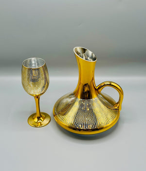 Royal Gold 7-Piece Decanter Set