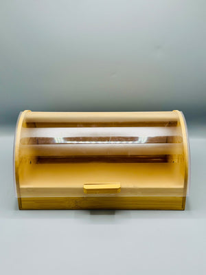 Bamboo Roll-Top Bread Box