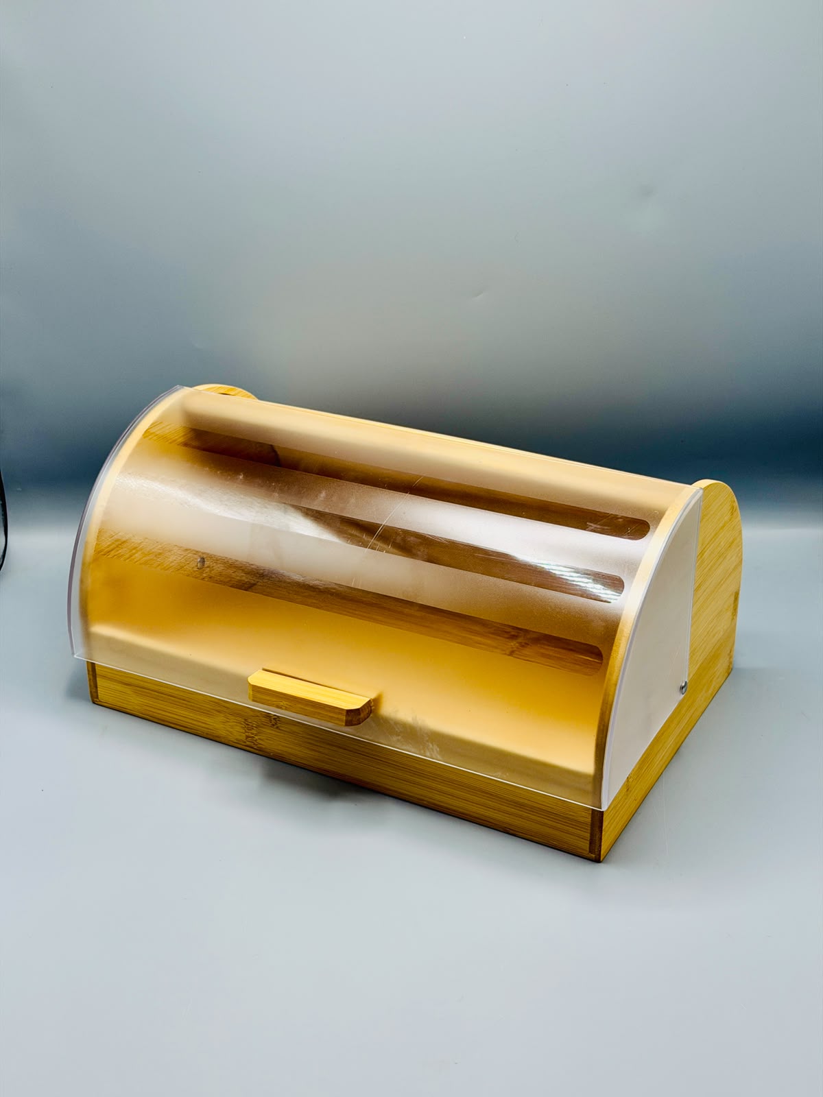 Bamboo Roll-Top Bread Box