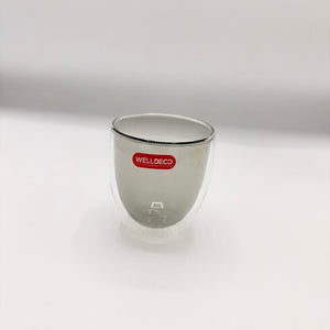 Double Wall Glass Cups (78-26) – Handleless Insulated Colored Mugs