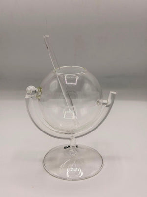 Globe Shape Glass Sipper (300ml)