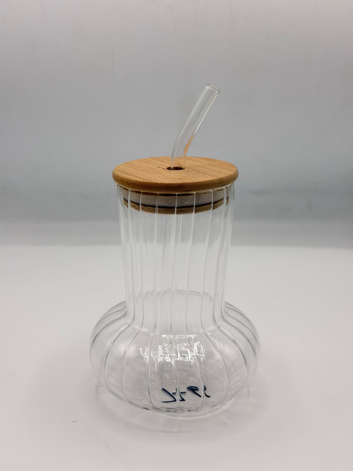 450ML Drinking Glass Sipper – Modern Reusable SIPPER with Straw & Lid
