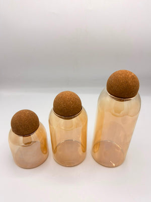 Ball Cork Jar Set