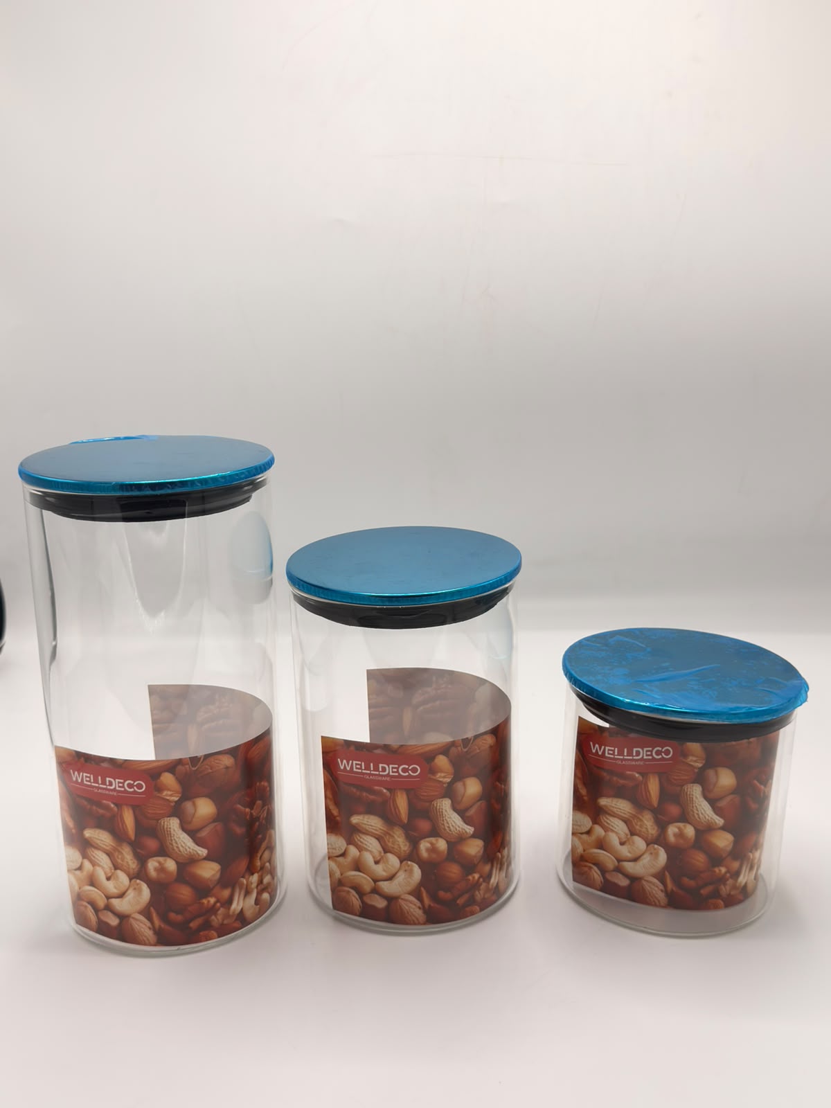 Glass Jar With Steel Lid Jar