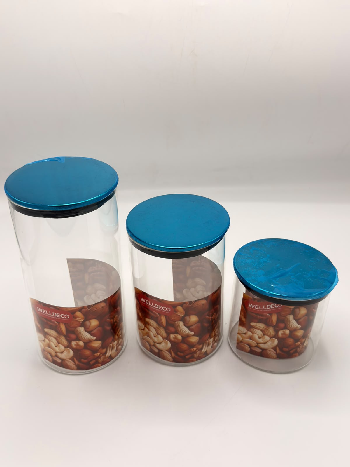 Glass Jar With Steel Lid Jar