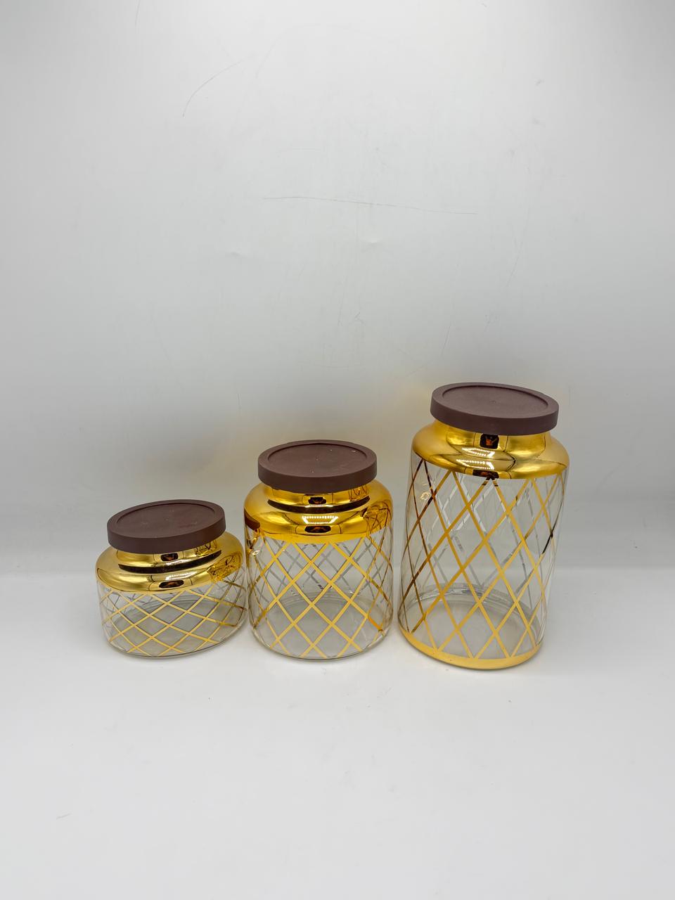 Borosilicate Glass Storage Jar Set 17-21