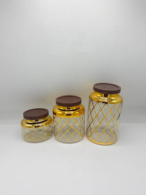 Borosilicate Glass Storage Jar Set 17-21