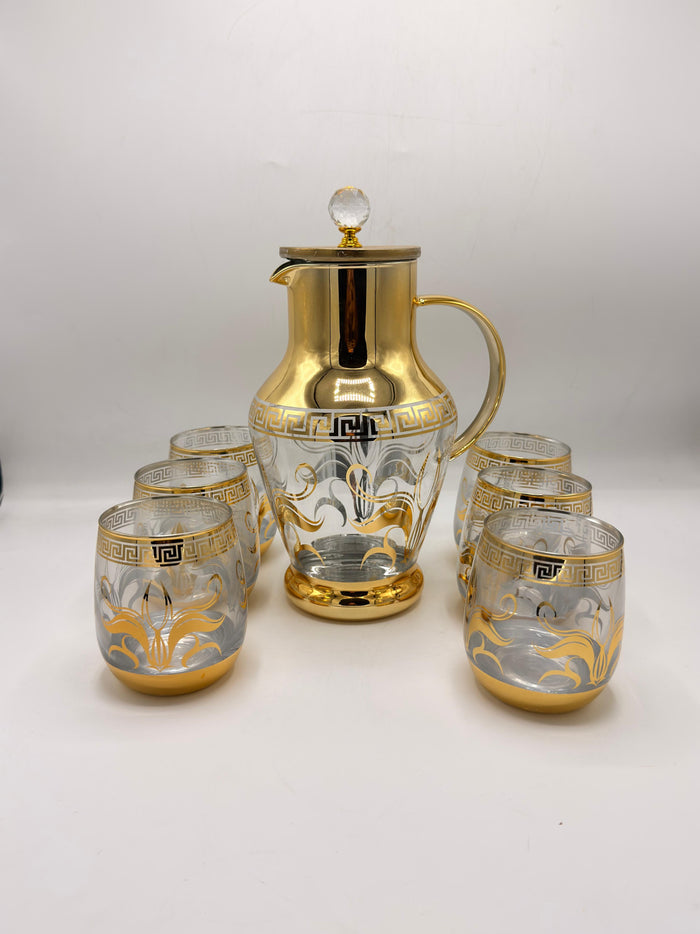 Luxury Gold Accent Glass Drinkware — GPH34/L7