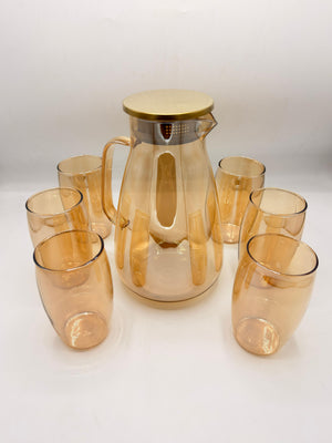 7-Piece Glass Water Set - Elegant Hydration