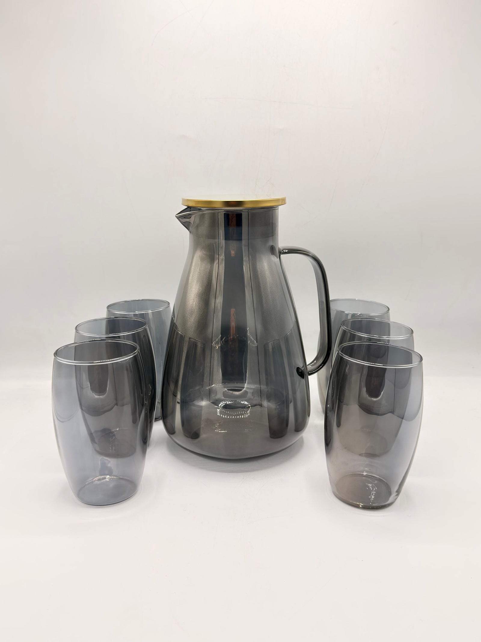 7-Piece Glass Water Set - Elegant Hydration