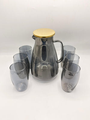 7-Piece Glass Water Set - Elegant Hydration